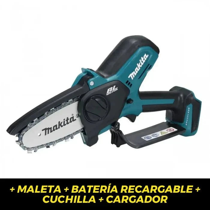 Mini Motosierra Recargable Electrica Dos Baterias + Regalos